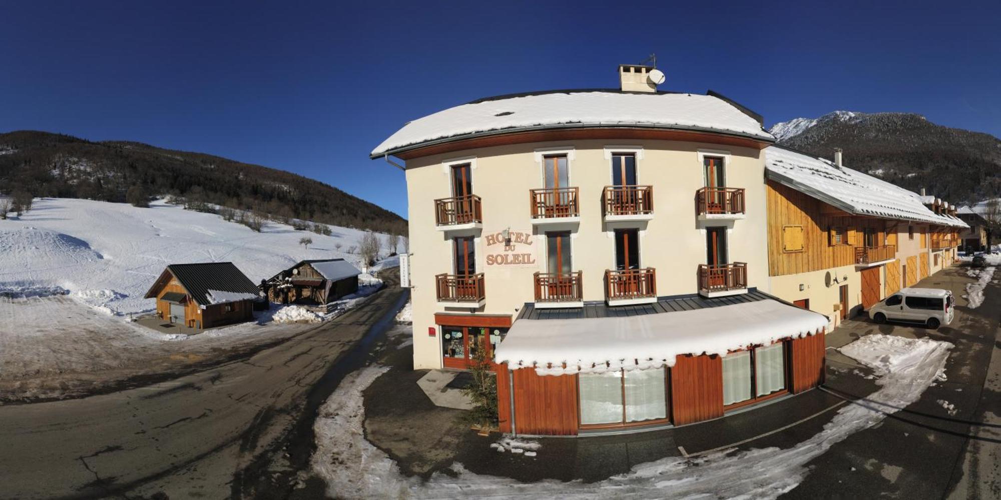 Hotel Du Soleil Aillon-le-Jeune Exterior foto